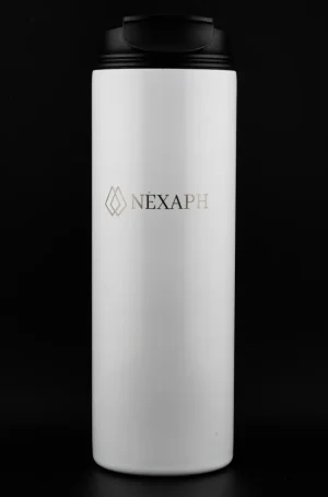 Nexaph Matte White Tumbler 18oz Stainless Steel Drinkware